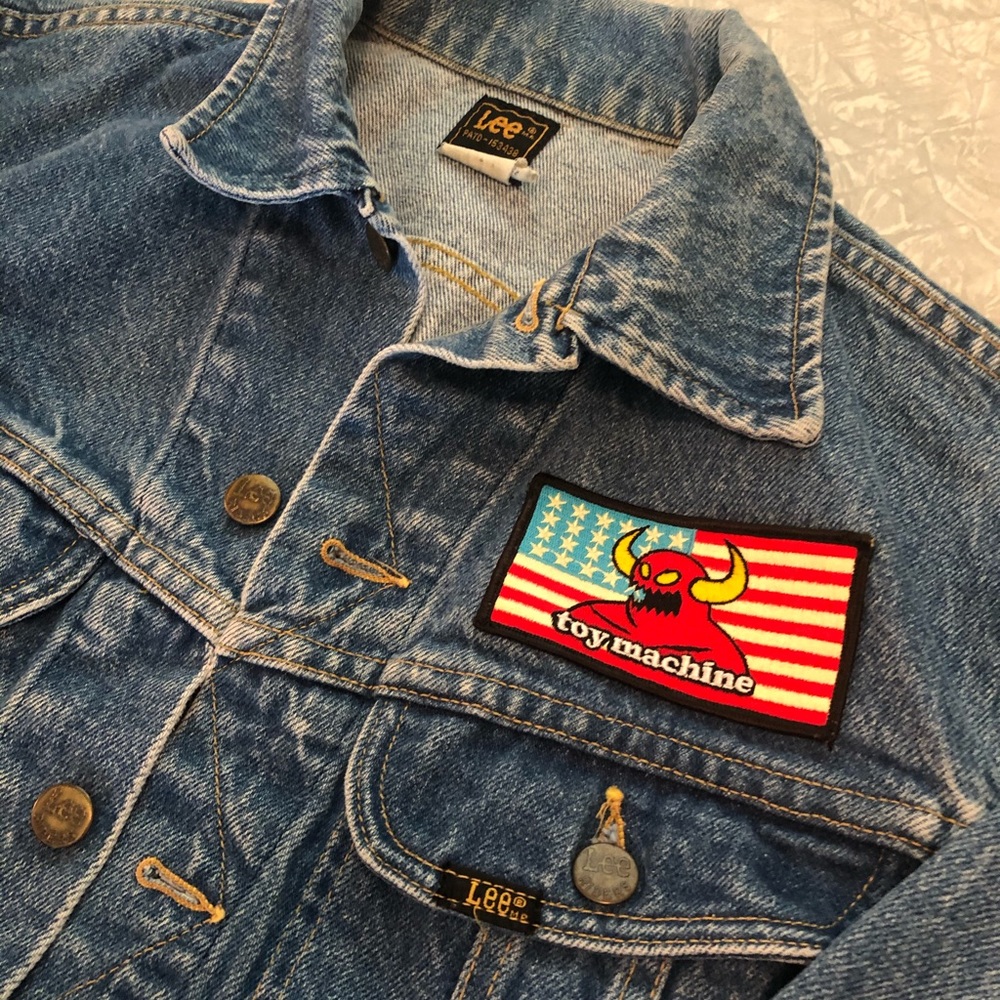 Amazing TOY MACHINE x  LEE Vintage Denim Jacket
